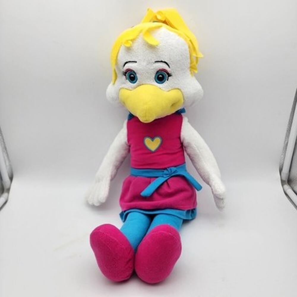 Chuck E Cheese Helen Henny Bird Plush 30" Yellow Hair Stuffed Toy Doll 2021